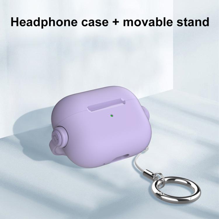 Custodia per auricolari XDcase Music Boy Macaron con fibbia ad anello., For AirPods Pro 3, For AirPods 4, For AirPods Pro 2 / 1