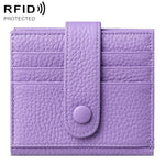 Portafoglio multi-carta RFID KB90 in vera pelle con fibbia.