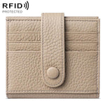Portafoglio multi-carta RFID KB90 in vera pelle con fibbia.