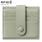 Portafoglio multi-carta RFID KB90 in vera pelle con fibbia.