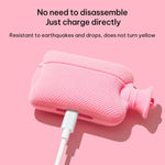 Custodia protettiva per auricolari in peluche scaldamani con portachiavi, For AirPods Pro 3, For AirPods 4, For AirPods Pro 2, For AirPods 3, For AirPods Pro