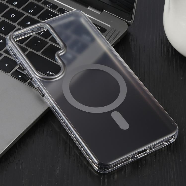 Custodia per telefono Mutural Ice Series MagSafe con finitura opaca sfumata in PC e TPU ibrido., For Samsung Galaxy S26 Ultra 5G