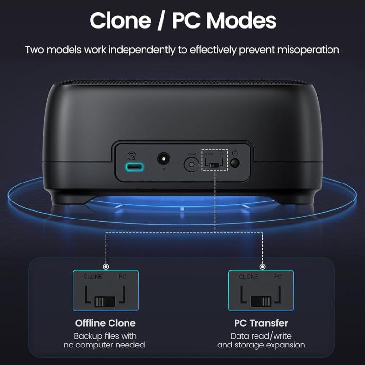 Docking station ORICO DD28C3-C per HDD/SSD 2.5/3.5" Type-C a SATA