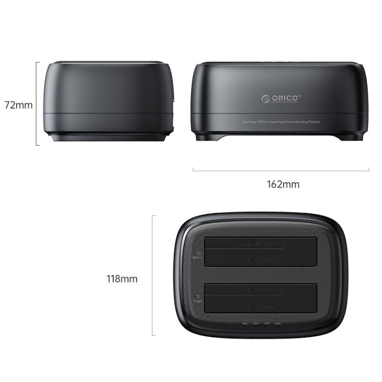 Docking station ORICO DD28C3-C per HDD/SSD 2.5/3.5" Type-C a SATA