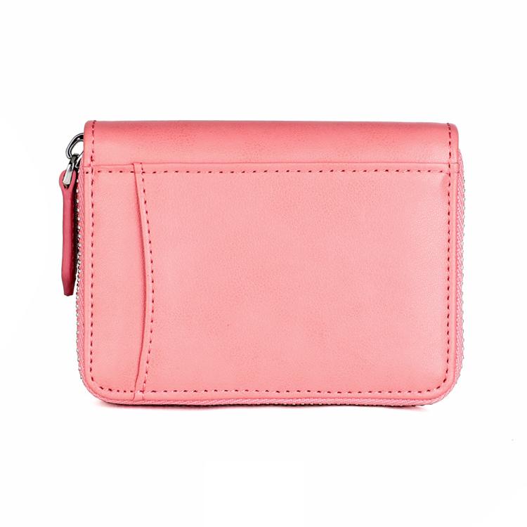 Borsa portaoggetti con cerniera in vera pelle KB228 RFID