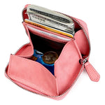 Borsa portaoggetti con cerniera in vera pelle KB228 RFID