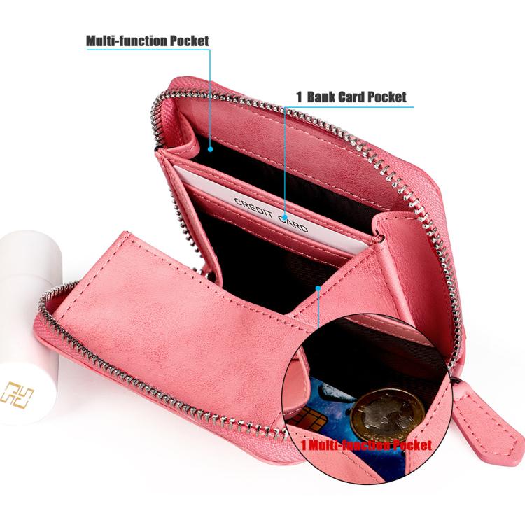 Borsa portaoggetti con cerniera in vera pelle KB228 RFID
