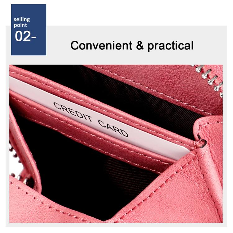 Borsa portaoggetti con cerniera in vera pelle KB228 RFID