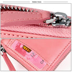 Borsa portaoggetti con cerniera in vera pelle KB228 RFID