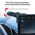 Asta di prolunga per schermo display auto, base per supporto telefono