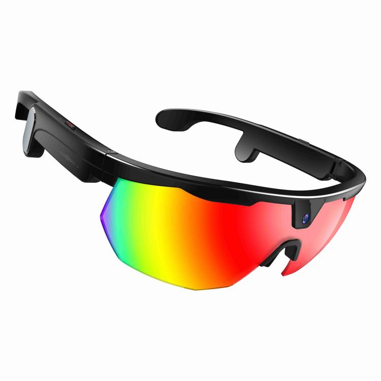 Occhiali sportivi intelligenti da ciclismo W640 da 8 MP con intelligenza artificiale, stabilizzazione dell'immagine a sei assi, Wi-Fi, controllo touch, riduzione del rumore con doppio microfono, traduzione tramite IA.