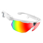 Occhiali sportivi intelligenti da ciclismo W640 da 8 MP con intelligenza artificiale, stabilizzazione dell'immagine a sei assi, Wi-Fi, controllo touch, riduzione del rumore con doppio microfono, traduzione tramite IA.