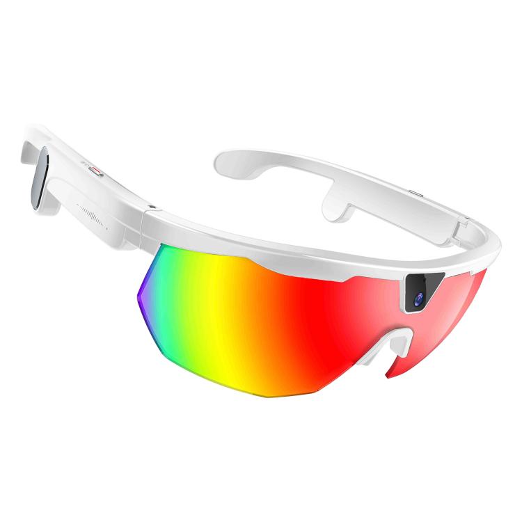 Occhiali sportivi intelligenti da ciclismo W640 da 8 MP con intelligenza artificiale, stabilizzazione dell'immagine a sei assi, Wi-Fi, controllo touch, riduzione del rumore con doppio microfono, traduzione tramite IA.