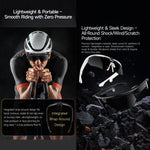 Occhiali sportivi intelligenti da ciclismo W640 da 8 MP con intelligenza artificiale, stabilizzazione dell'immagine a sei assi, Wi-Fi, controllo touch, riduzione del rumore con doppio microfono, traduzione tramite IA.