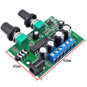 Scheda amplificatore per altoparlanti a tre canali 2.1 ad alta fedeltà DC12V - Modulo di modifica audio fai-da-te, 2.1 Three-Channel