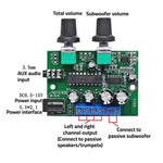 Scheda amplificatore per altoparlanti a tre canali 2.1 ad alta fedeltà DC12V - Modulo di modifica audio fai-da-te, 2.1 Three-Channel