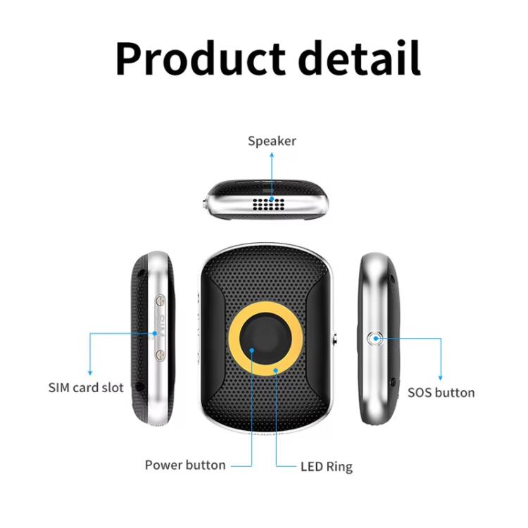 FA29C Localizzatore GPS 4G, dispositivo anti-smarrimento per anziani, bambini e animali domestici, Asia / EU / Africa Version, American Version