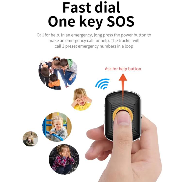 FA29C Localizzatore GPS 4G, dispositivo anti-smarrimento per anziani, bambini e animali domestici, Asia / EU / Africa Version, American Version