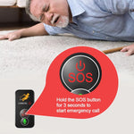 FA81 Localizzatore GPS 4G con display TFT da 1 pollice, dispositivo anti-smarrimento per anziani e bambini, Asia / EU / Africa Version, American Version
