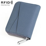 Portafoglio portamonete/carte in vera pelle con cerniera KB20 RFID