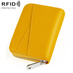 Portafoglio portamonete/carte in vera pelle con cerniera KB20 RFID