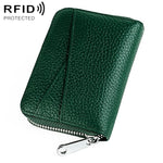 Portafoglio portamonete/carte in vera pelle con cerniera KB20 RFID