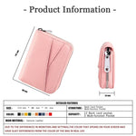 Portafoglio portamonete/carte in vera pelle con cerniera KB20 RFID