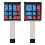 Kit fai da te con 2 tastiere a matrice di interruttori a membrana e pannello di controllo., 3x4, 4x4