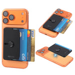 Porta carte magnetico a spinta laterale XDcase per iPhone/Galaxy e altri dispositivi