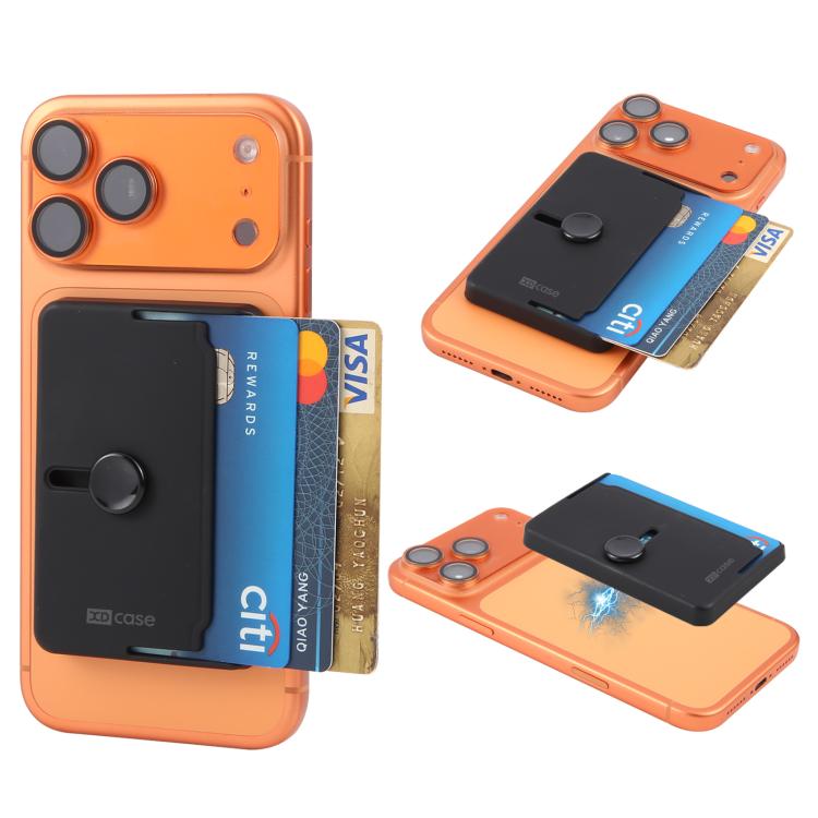Porta carte magnetico a spinta laterale XDcase per iPhone/Galaxy e altri dispositivi