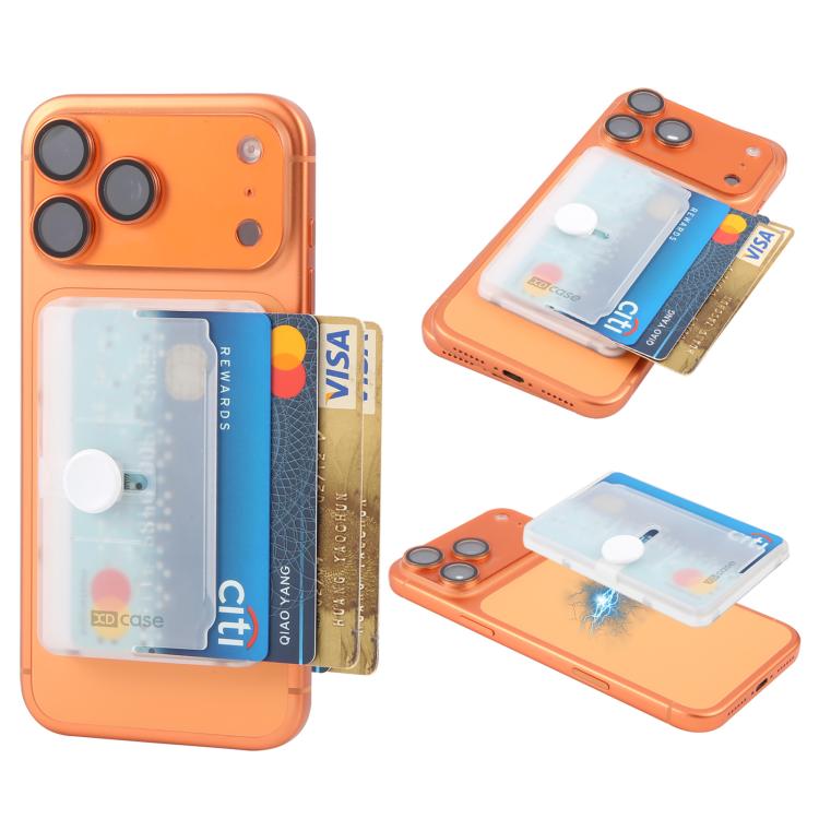 Porta carte magnetico a spinta laterale XDcase per iPhone/Galaxy e altri dispositivi