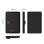 Porta carte magnetico a spinta laterale XDcase per iPhone/Galaxy e altri dispositivi