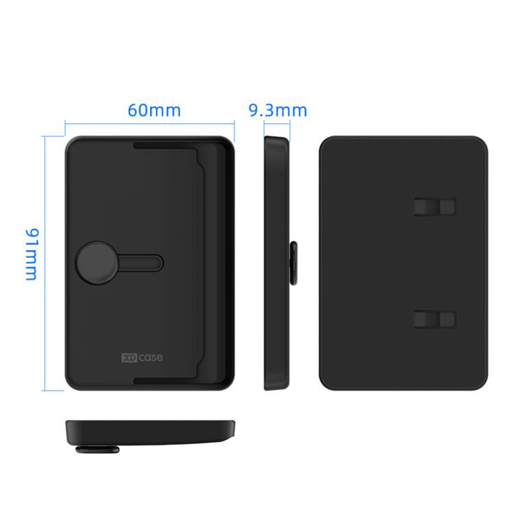 Porta carte magnetico a spinta laterale XDcase per iPhone/Galaxy e altri dispositivi