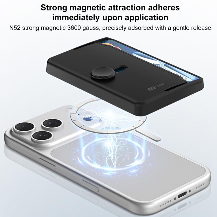 Porta carte magnetico a spinta laterale XDcase per iPhone/Galaxy e altri dispositivi
