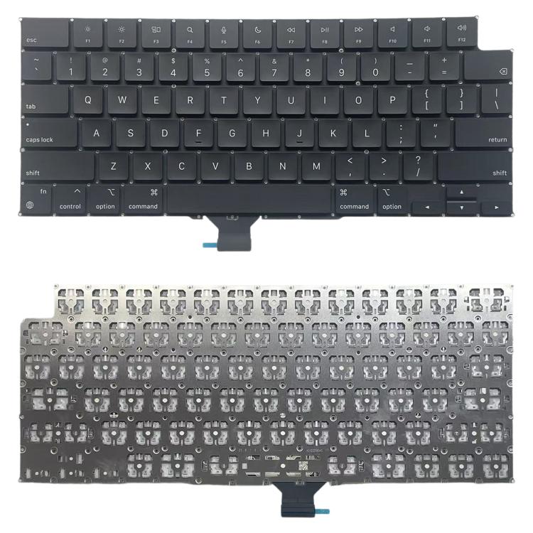 Tastiera versione USA, For MacBook Pro 16.2 2024 M4 Pro A3186, For MacBook Pro 16.2 2024 M4 Pro A3403, For MacBook Pro 14.2 2024 M4 A3401, For MacBook Pro 14.2 2024 M4 A3185