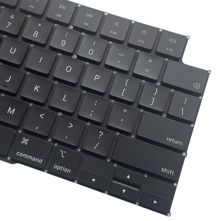 Tastiera versione USA, For MacBook Pro 16.2 2024 M4 Pro A3186, For MacBook Pro 16.2 2024 M4 Pro A3403, For MacBook Pro 14.2 2024 M4 A3401, For MacBook Pro 14.2 2024 M4 A3185