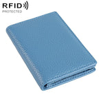 Borsa porta biglietti da visita KB150 in vera pelle con protezione RFID antifurto.