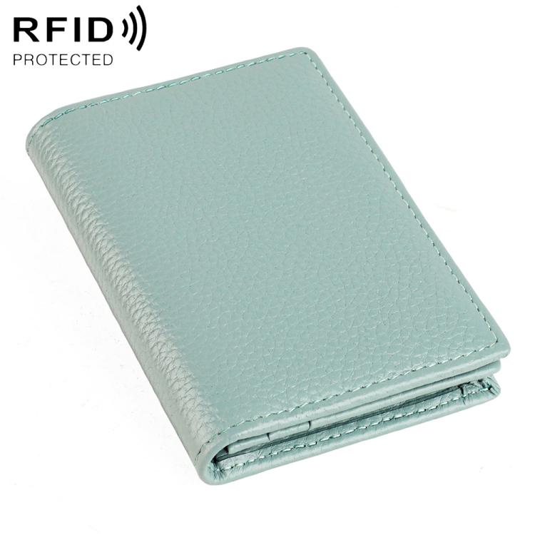 Borsa porta biglietti da visita KB150 in vera pelle con protezione RFID antifurto.