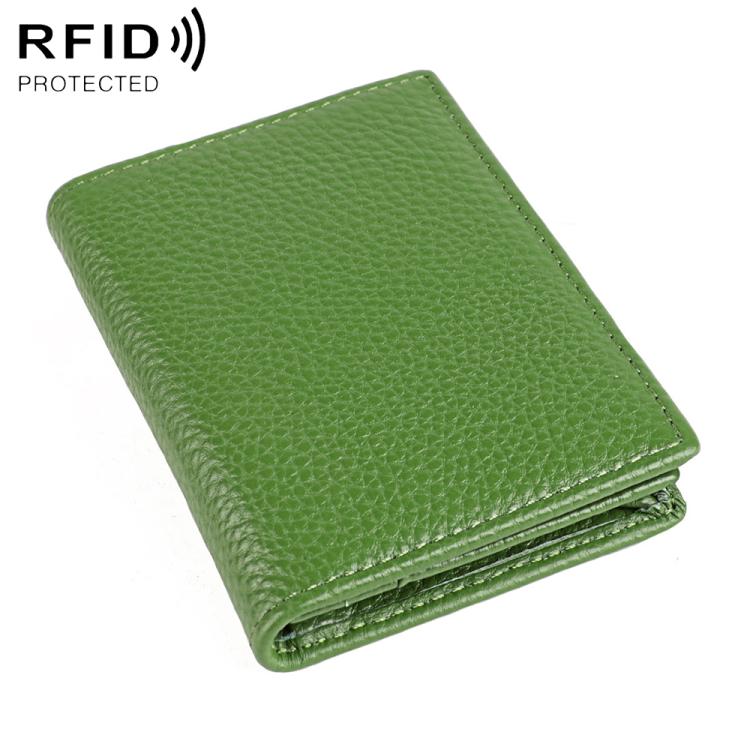 Borsa porta biglietti da visita KB150 in vera pelle con protezione RFID antifurto.