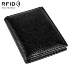 Borsa porta biglietti da visita KB150 in vera pelle con protezione RFID antifurto.