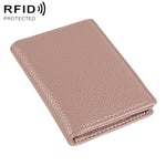 Borsa porta biglietti da visita KB150 in vera pelle con protezione RFID antifurto.