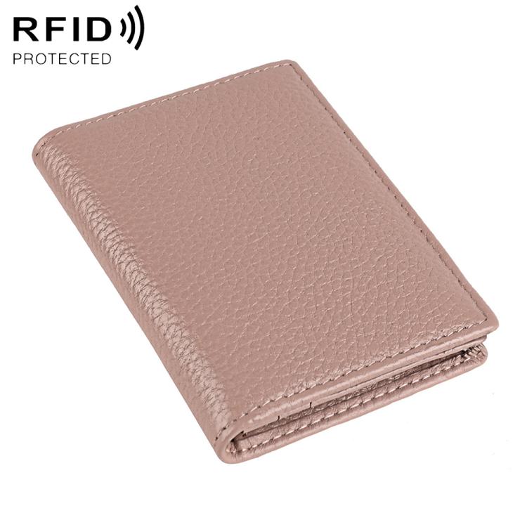 Borsa porta biglietti da visita KB150 in vera pelle con protezione RFID antifurto.