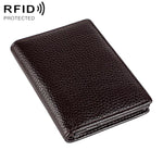 Borsa porta biglietti da visita KB150 in vera pelle con protezione RFID antifurto.