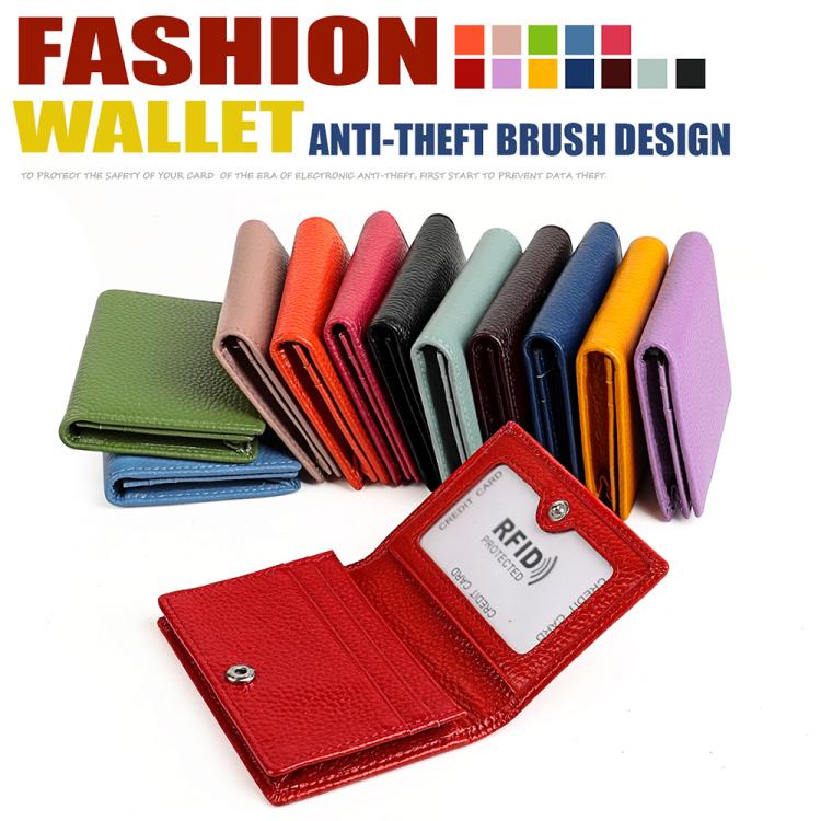 Borsa porta biglietti da visita KB150 in vera pelle con protezione RFID antifurto.