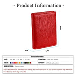 Borsa porta biglietti da visita KB150 in vera pelle con protezione RFID antifurto.