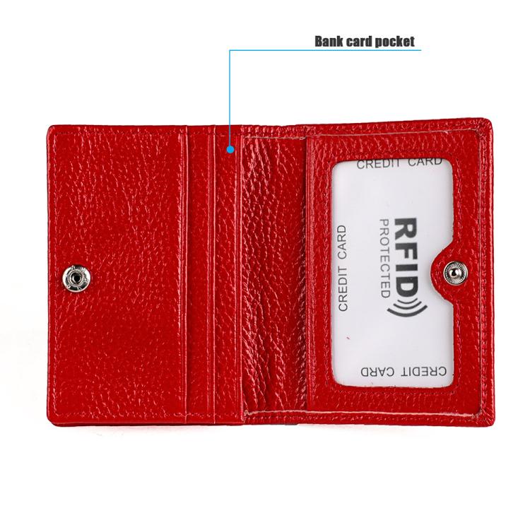 Borsa porta biglietti da visita KB150 in vera pelle con protezione RFID antifurto.