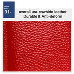 Borsa porta biglietti da visita KB150 in vera pelle con protezione RFID antifurto.