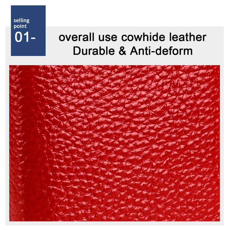 Borsa porta biglietti da visita KB150 in vera pelle con protezione RFID antifurto.