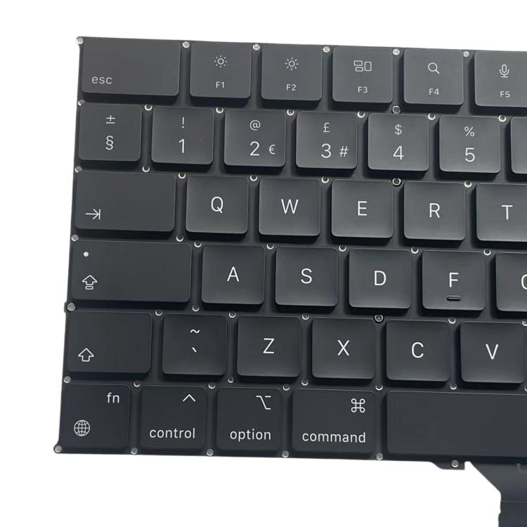 Tastiera inglese UK Big Enter EU Version Tastiera inglese, For MacBook Pro 16.2 A3186, For MacBook Pro 16.2 A3403, For MacBook Pro 14.2 A3401, For MacBook Pro 14.2 A3185