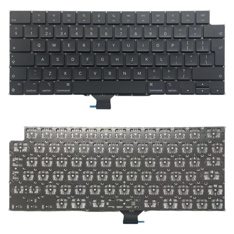 Tastiera inglese UK Big Enter EU Version Tastiera inglese, For MacBook Pro 16.2 A3186, For MacBook Pro 16.2 A3403, For MacBook Pro 14.2 A3401, For MacBook Pro 14.2 A3185